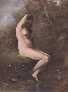 Jean Baptiste Camille  Corot Venus au bain (mk11) oil